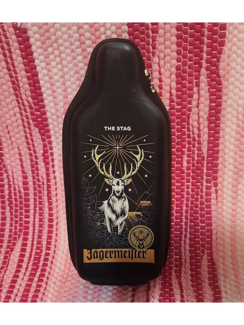 Jägermeister “The Stag” Insulated Protective Hard Case Bottle Carrying Bag